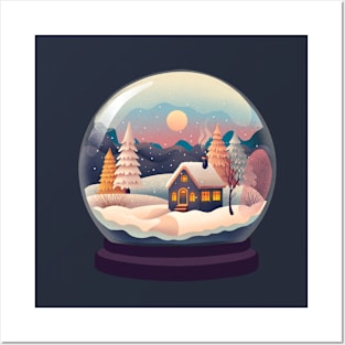 Snow Globe Village Posters and Art